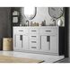 Alden 72 X 35 inch Grey Bathroom Vanity Cabinet