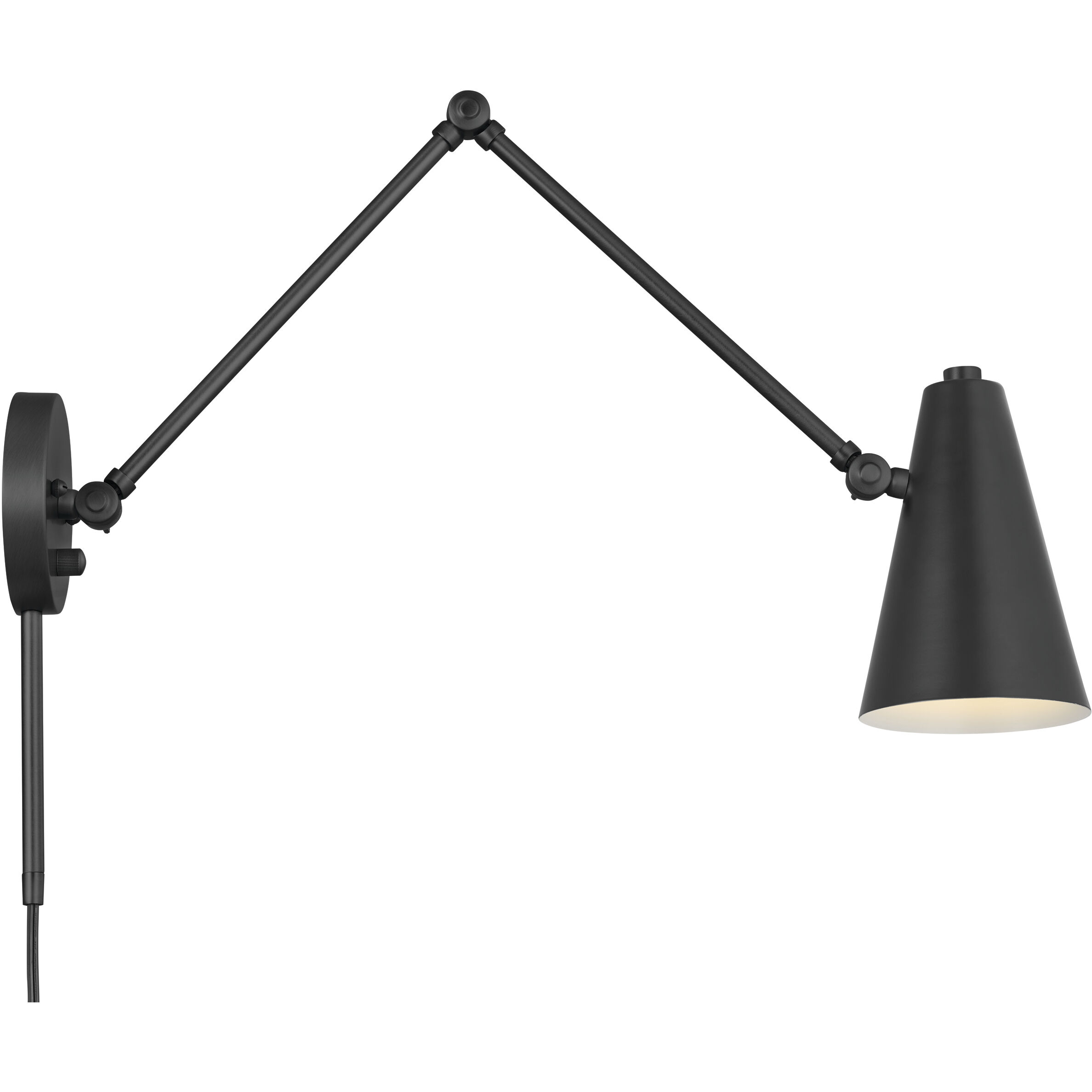 Sylvia 1 Light 5.5 inch Black Wall Sconce Wall Light