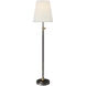 Thomas O'Brien Bryant 24.5 inch 60 watt Bronze and Hand-Rubbed Antique Brass Table Lamp Portable Light in Linen