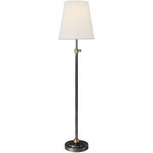 Visual Comfort Signature Collection Thomas O'Brien Bryant 24.5 inch 60 watt Bronze and Hand-Rubbed Antique Brass Table Lamp Portable Light in Linen TOB3007BZ/HAB-L - Open Box