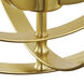 Equinox 4 Light 16 inch Satin Brass Pendant Ceiling Light