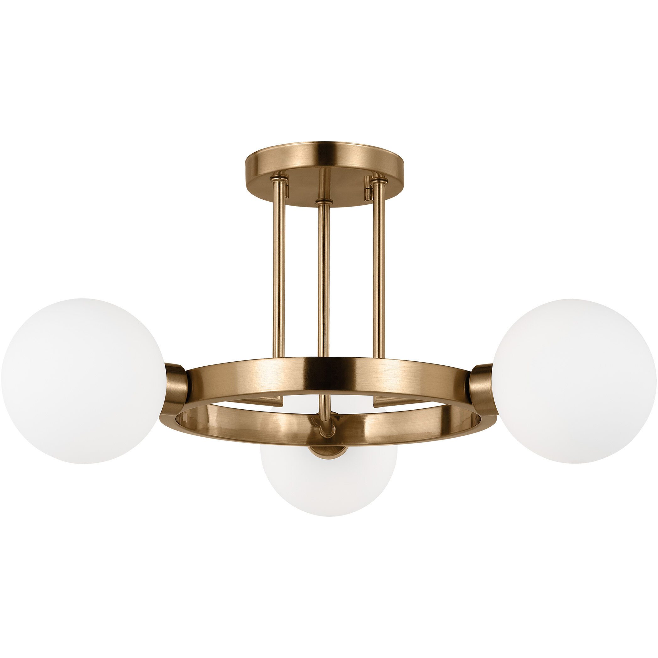 Semi flush 3 arm ceiling light online