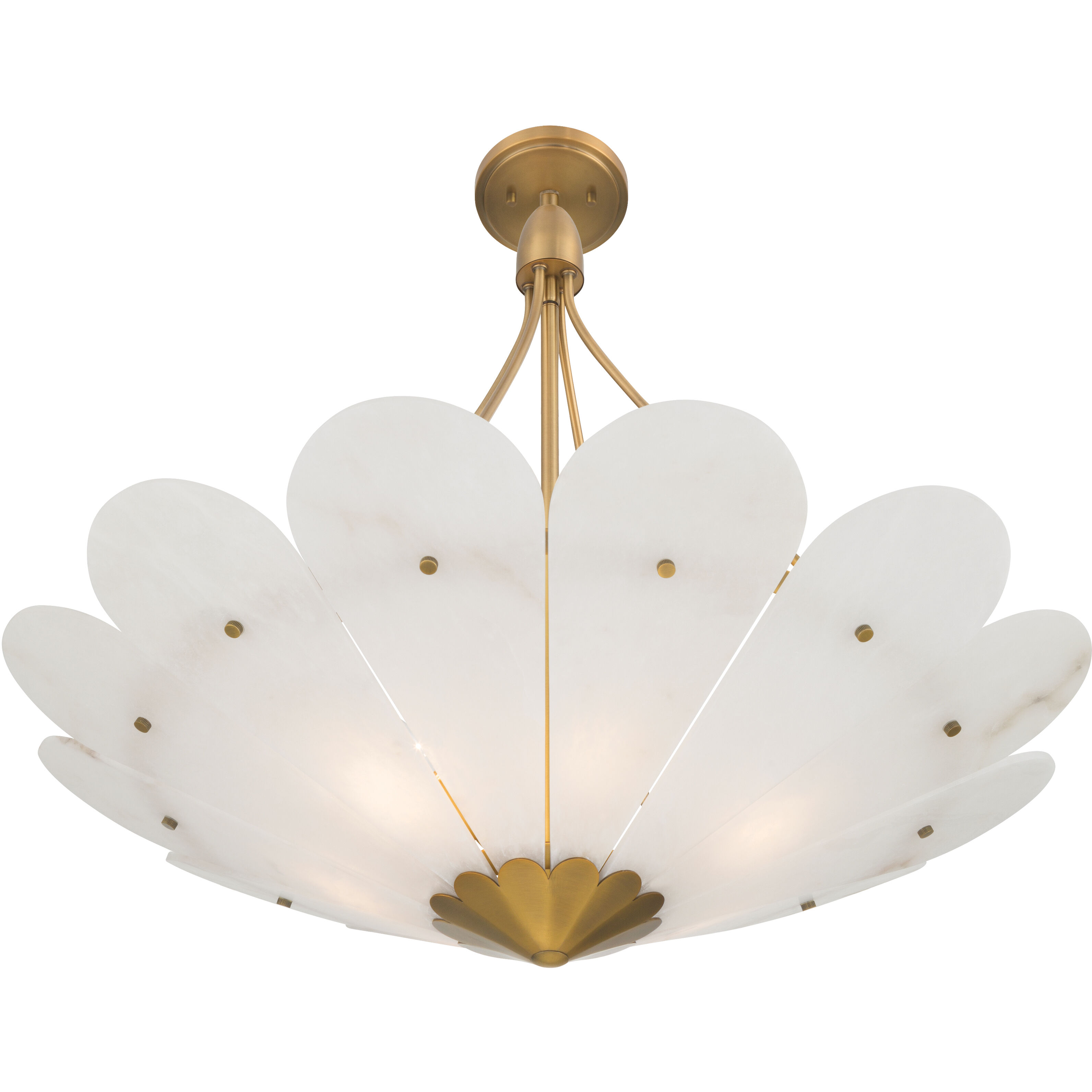 Althira 6 Light 32.75 inch Legacy Brass Pendant Ceiling Light
