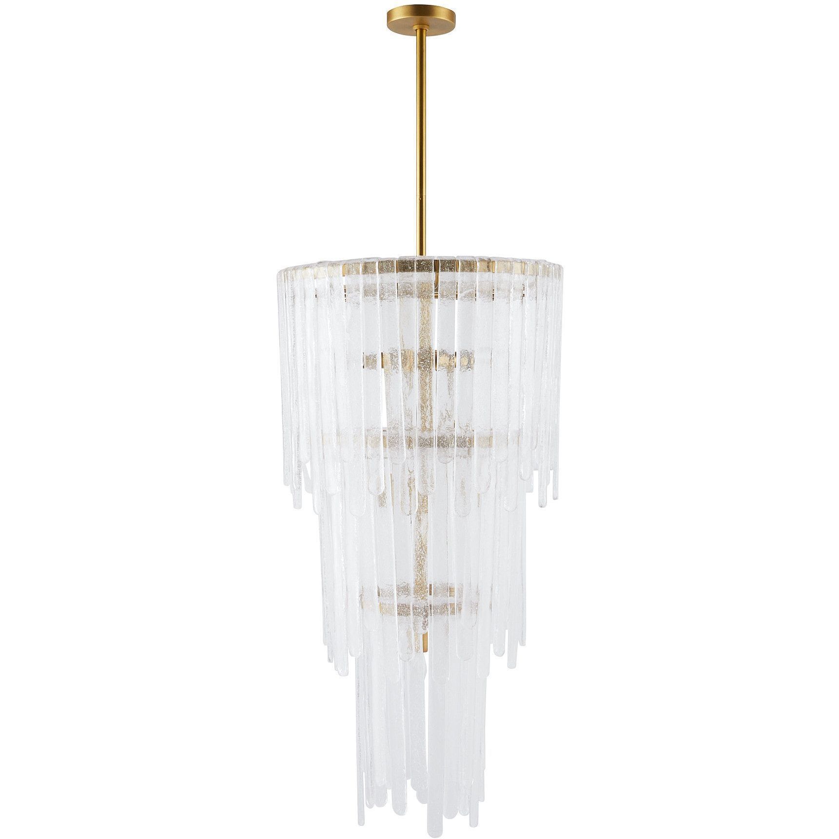 Raine 7 Light 21 inch Clear Seedy Chandelier Ceiling Light