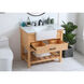 Clement 36 X 22 X 34 inch Natural Wood Bathroom Vanity Cabinet