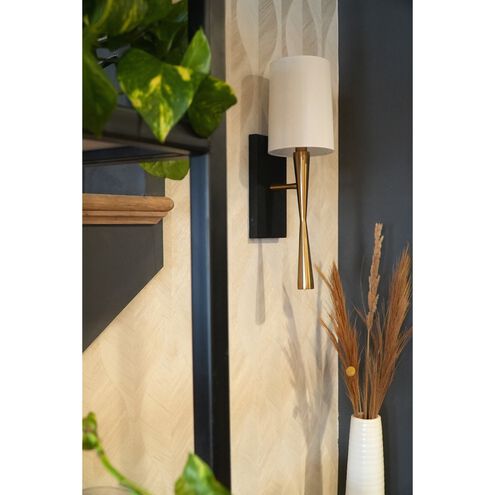 Trenton Sconce Wall Light in Aged Brass