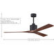 Atlas Nan 60 inch Textured Bronze with Walnut Blades Ceiling Fan
