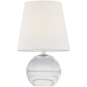 Nicole 12.75 inch 4.00 watt Polished Nickel Rechargeable Table Lamp Portable Light