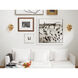Delfina LED 9 inch Deluxe Gold Sconce Wall Light