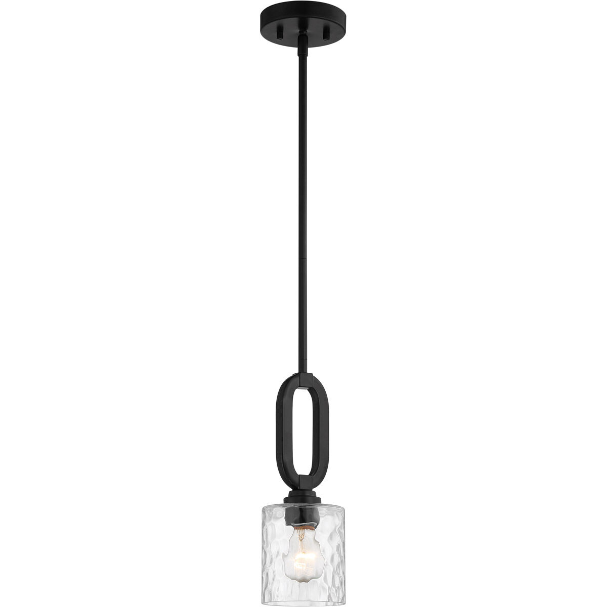 Collins 1 Light 5 inch Flat Black Mini Pendant Ceiling Light