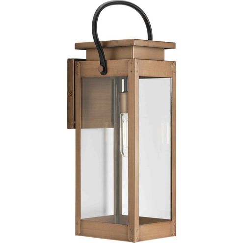 Union Square 1 Light 23.62 inch Antique Copper Wall Lantern, Design Series
