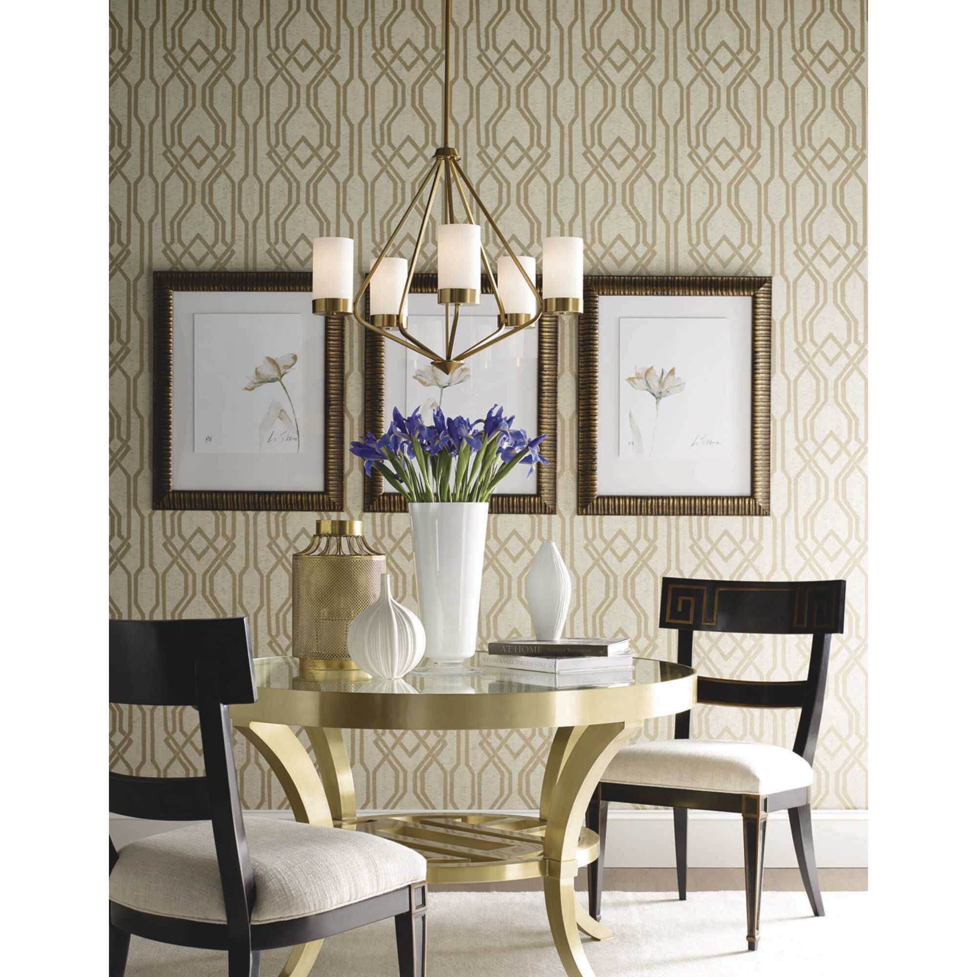 Elevate 5 Light 27 inch Brushed Bronze Chandelier Ceiling Light, Design Series