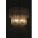 Bruna 4 Light 17.5 inch Antique Brass Chandelier Ceiling Light, Small