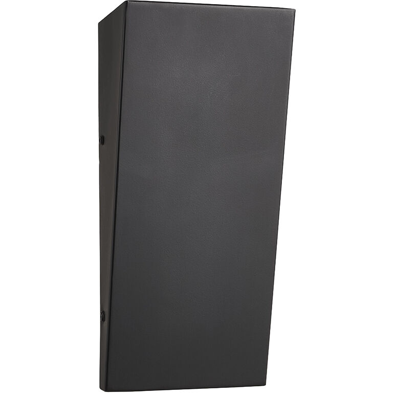 Corwin Family 12 inch Matte Black Outdoor Wall Sconce in 4" D x 5.5" W x 12" H, EVOLV