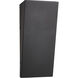 Corwin Family 12 inch Matte Black Outdoor Wall Sconce in 4" D x 5.5" W x 12" H, EVOLV