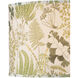 Theodora Green and Ivory 20 inch Drum Lamp Shade