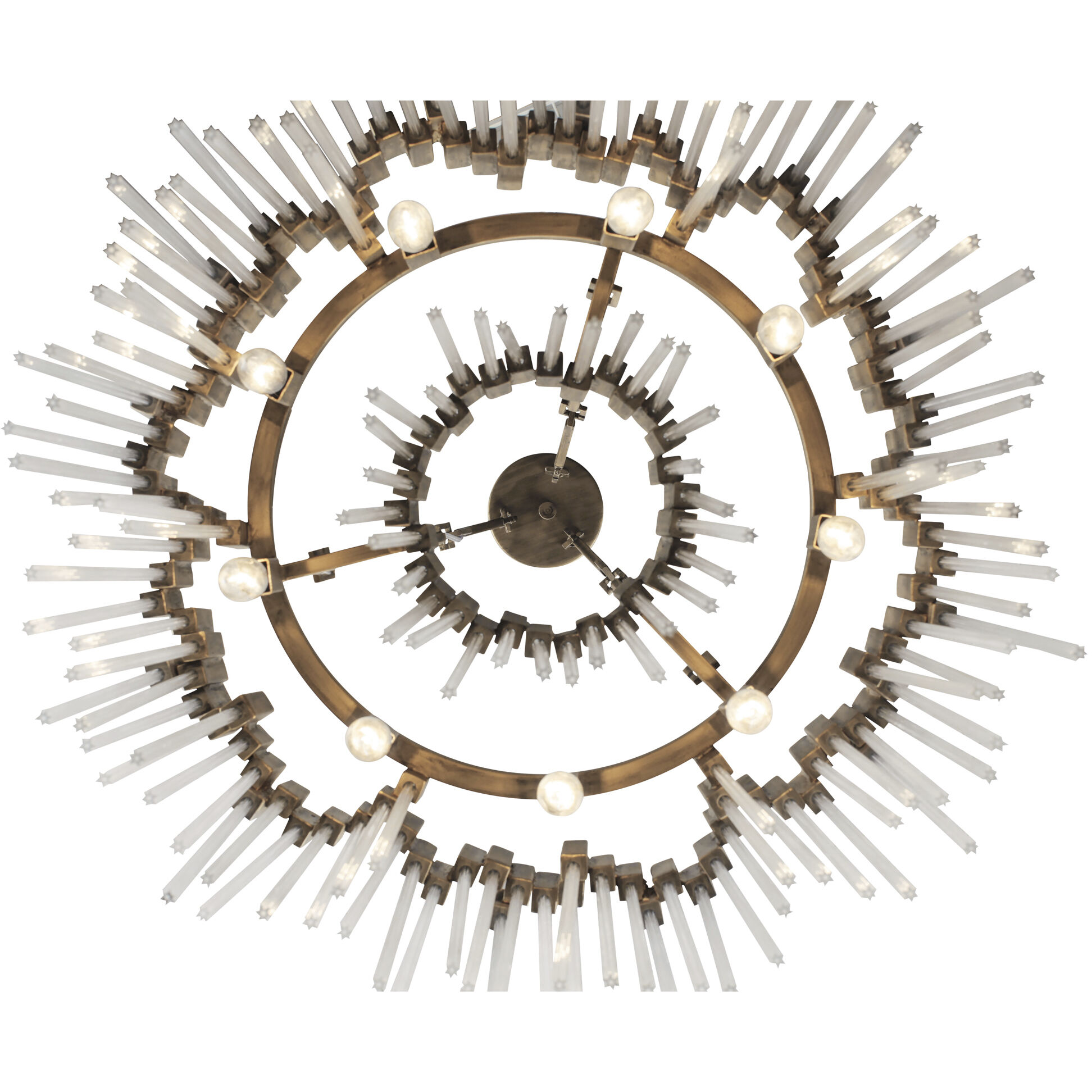 Matrix 9 Light 25 inch Havana Gold Chandelier Ceiling Light