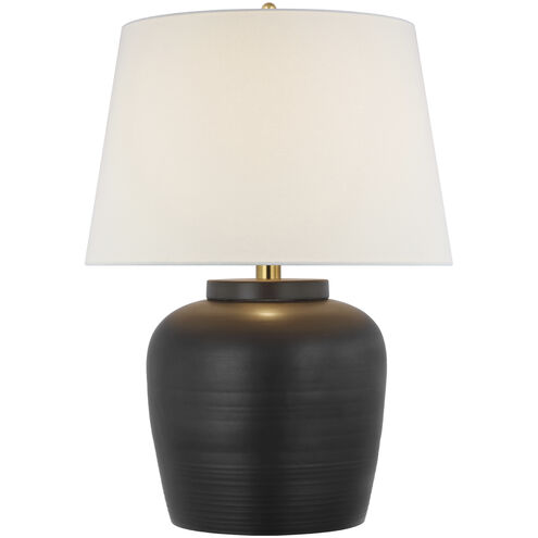 Marie Flanigan Nora 28 inch 15 watt Matte Black Table Lamp Portable Light, Medium