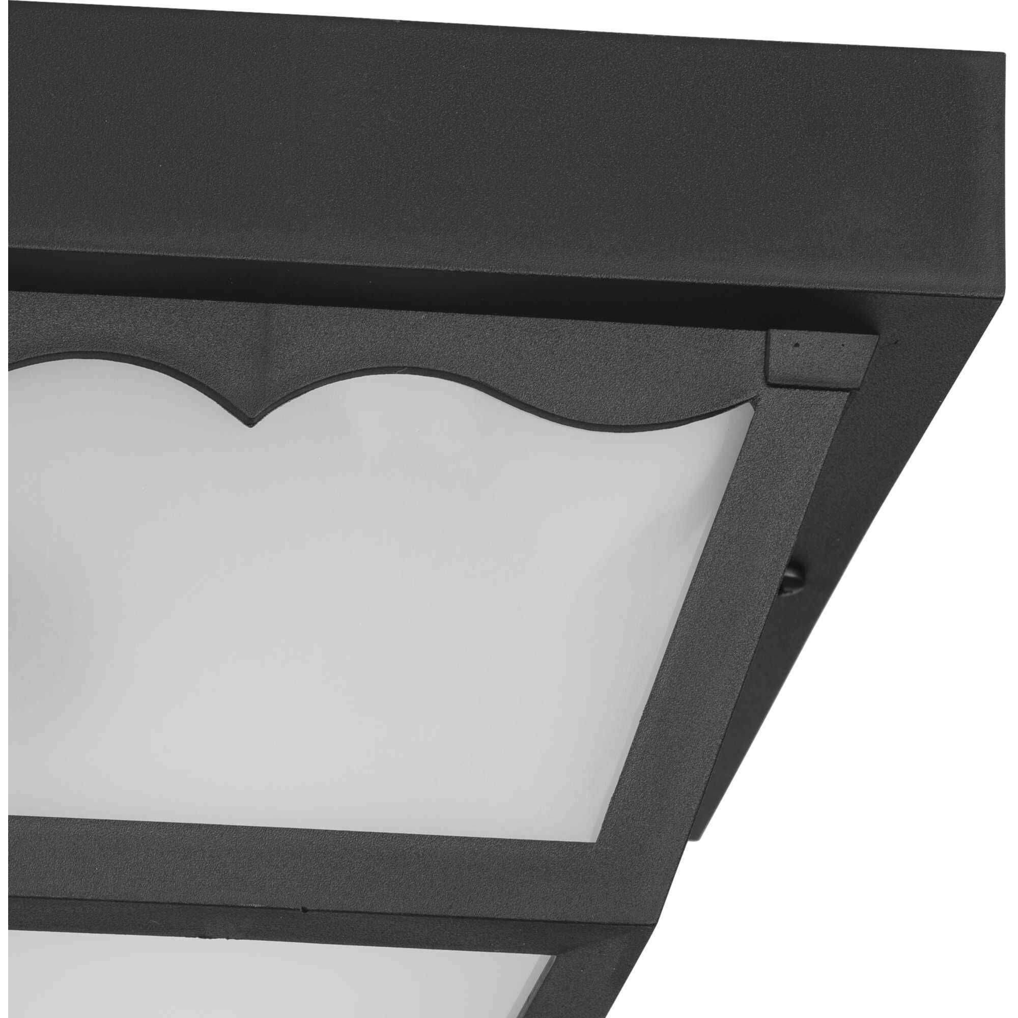Ceiling Mount 1 Light 8.25 inch Textured Black Outdoor Flush Mount
