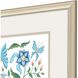 Florals Collection Champagne Gold Framed Art