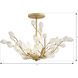 Ramus 4 Light 22 inch Painted Legacy Brass Semi-Flush Mount Ceiling Light