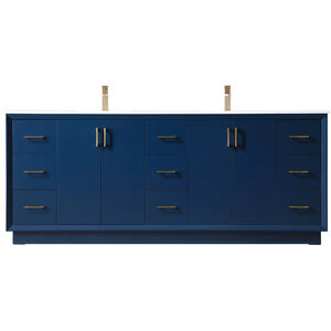 Hayes 84 X 22 X 35 inch Blue Vanity Sink Set