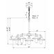 Signature 5 Light 27 inch Industrial Gray Chandelier Ceiling Light