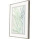 Swaying Seagrass Blue and Green and White Framed Art