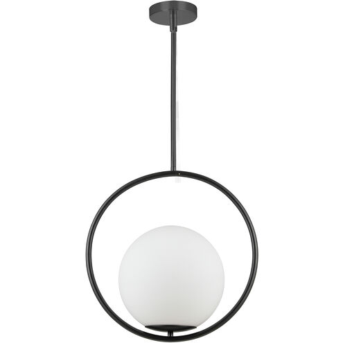 Adrienna 1 Light 15.75 inch Matte Black Pendant Ceiling Light