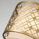 Ziggy 1 Light 10 inch Laquered Gold Mini Pendant Ceiling Light