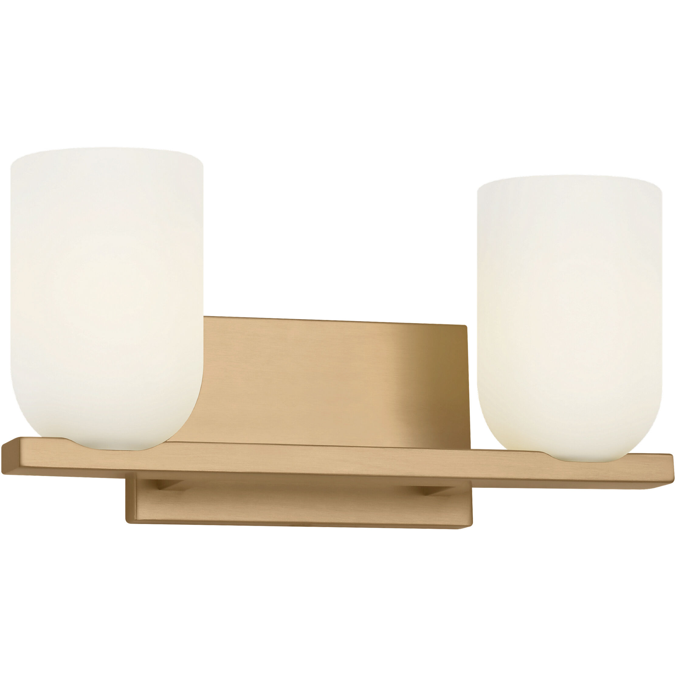 Neblina LED 13.25 inch Satin Brass Vanity Light Wall Light