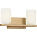 Neblina LED 13.25 inch Satin Brass Vanity Light Wall Light