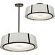 Fulton 6 Light 24 inch Black Pendant Ceiling Light