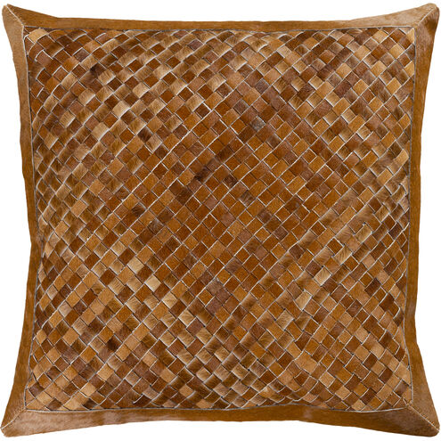 Cesta 20 X 20 inch Brown Pillow Kit, Square