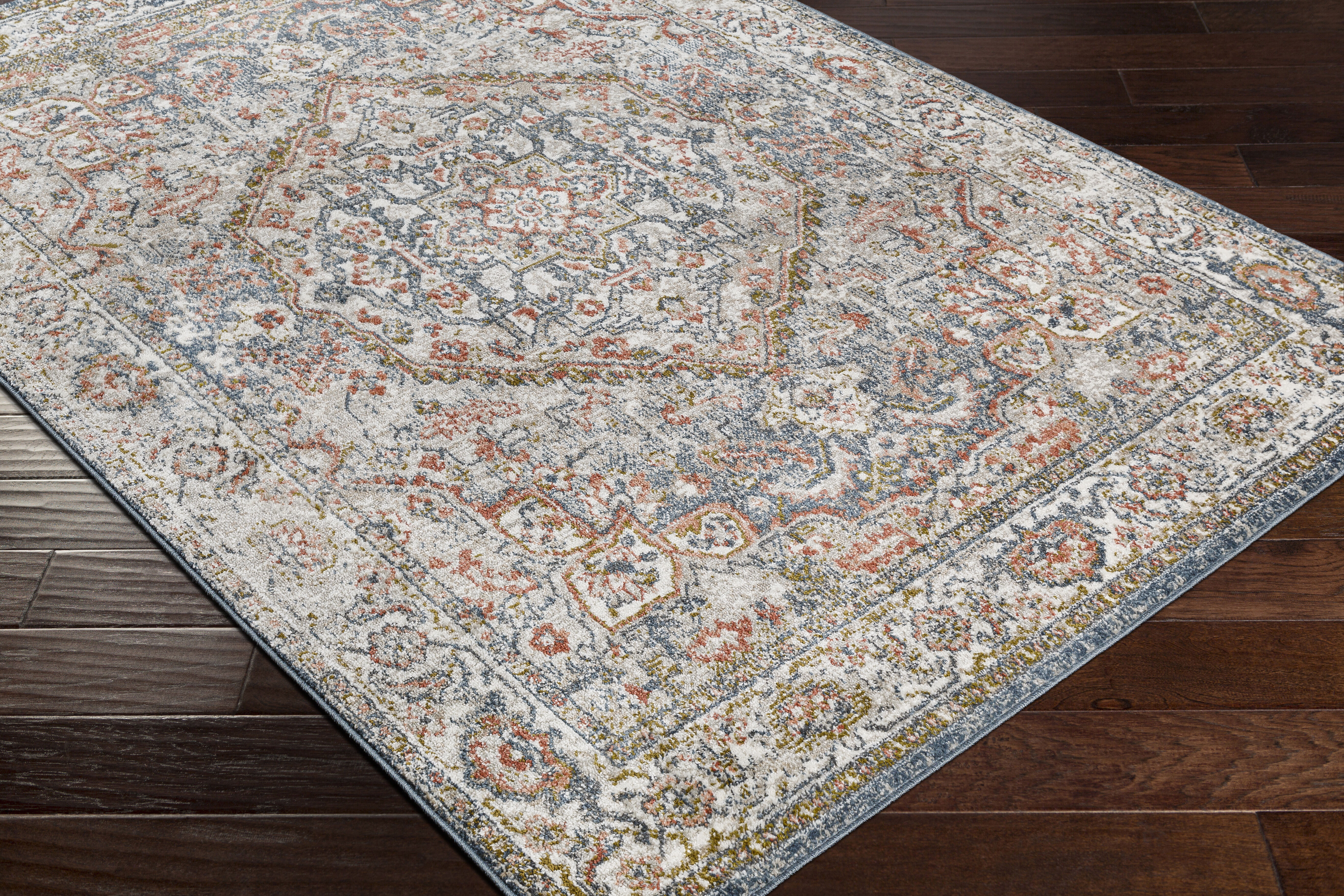 Davaro 120 X 94 inch Light Grey Rug, Rectangle