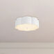 Alora Mood Blossom 3 Light 14.13 inch Antique White Flush Mount Ceiling Light
