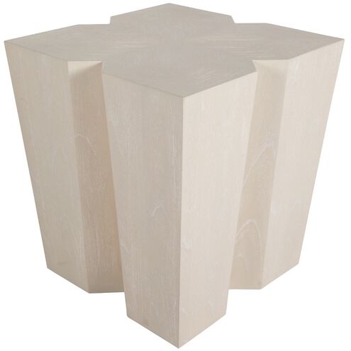 Arthur Side Table in Cerused White