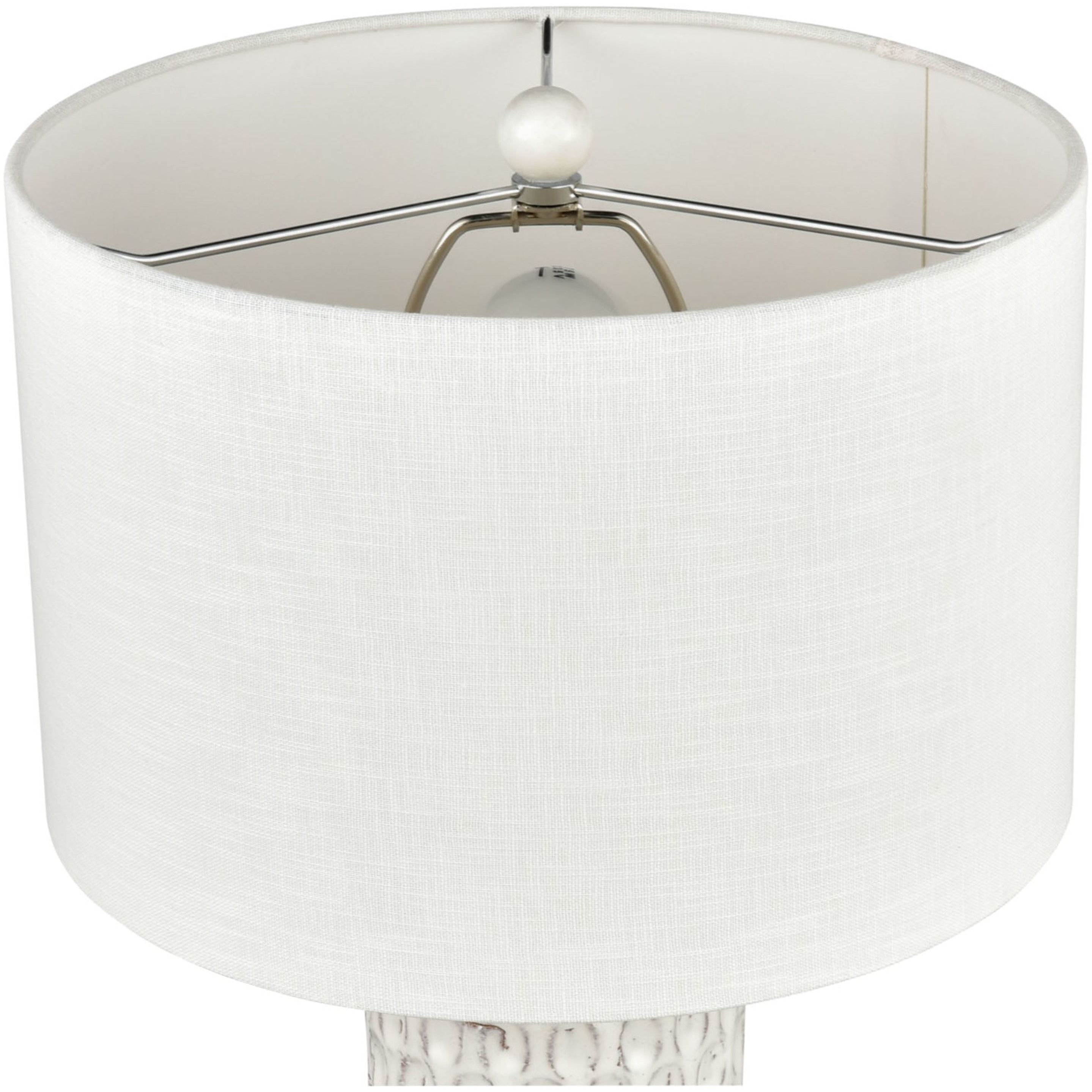 Delia 21 inch 60 watt White Table Lamp Portable Light