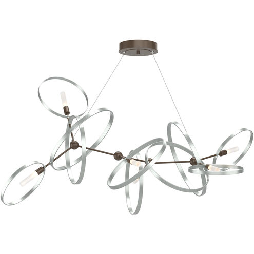 Celesse 6 Light 60 inch Soft Gold/Modern Brass Pendant Ceiling Light