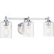 Ryehouse 3 Light 23.75 inch Chrome Bathroom Vanity Light Wall Light