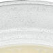 Brentwood 3 Light 15.25 inch Textured White Flush Mount Ceiling Light
