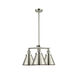 Franklin Restoration Appalachian 3 Light 21 inch Polished Nickel Chandelier Ceiling Light, Franklin Restoration