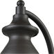 Langhorn 1 Light 9 inch Oil Rubbed Bronze Outdoor Sconce