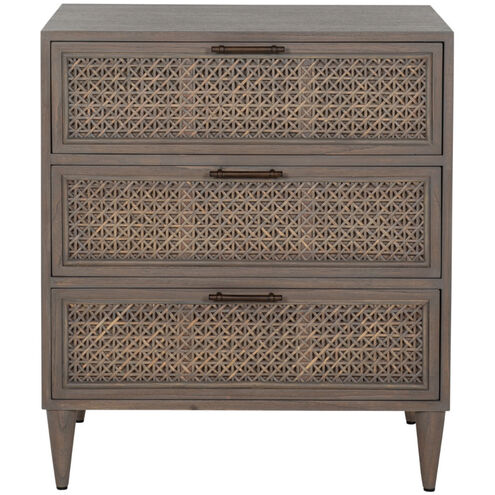 Calla Natural Grey / Brushed Natural Brown / Antique Bronze Chest