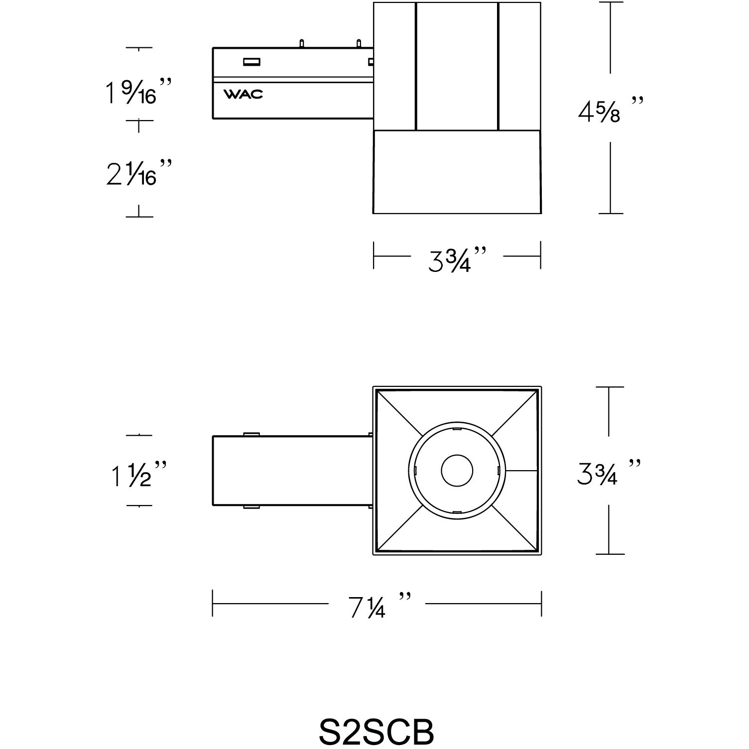 Ventrix 1 Light 48 Black Track Fixtures Ceiling Light