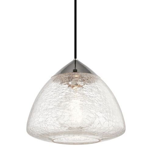Maya 1 Light 12 inch Polished Nickel Pendant Ceiling Light