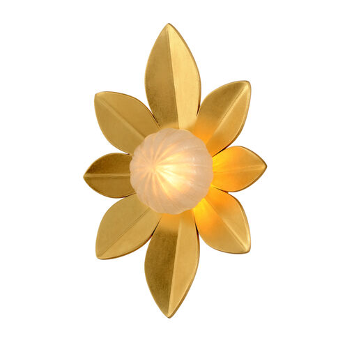 Gigi LED 11 inch Gold Leaf Wall Sconce Wall Light
