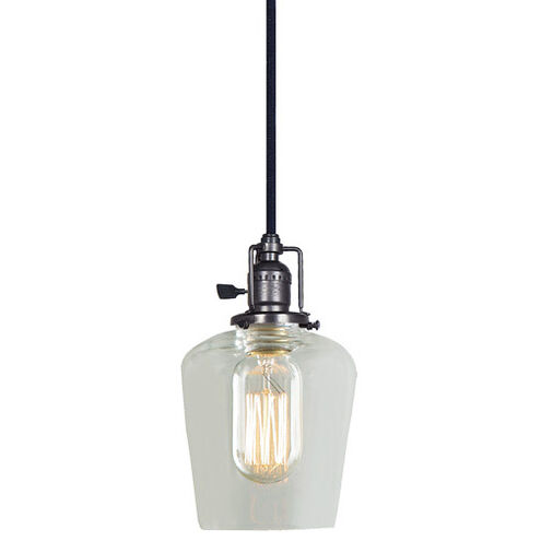 Union Square 1 Light 5 inch Gun Metal Pendant Ceiling Light