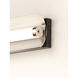 Reflect LED 36 inch Black and Polished Nickel Bath Vanity Wall Light