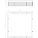 Marue LED 15 inch Textured White Surface Mount Ceiling Light